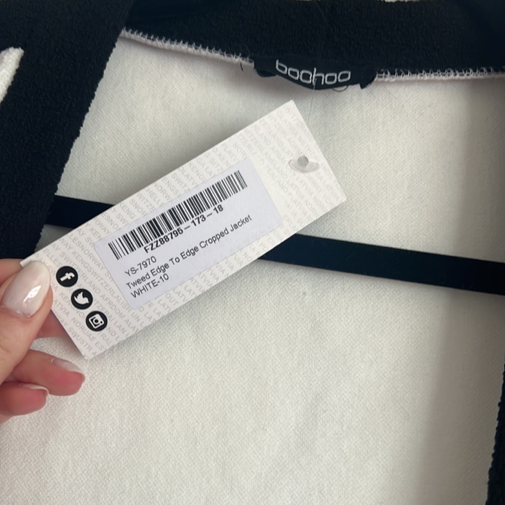 Tweed two toned jacket - Picture 3 of 3